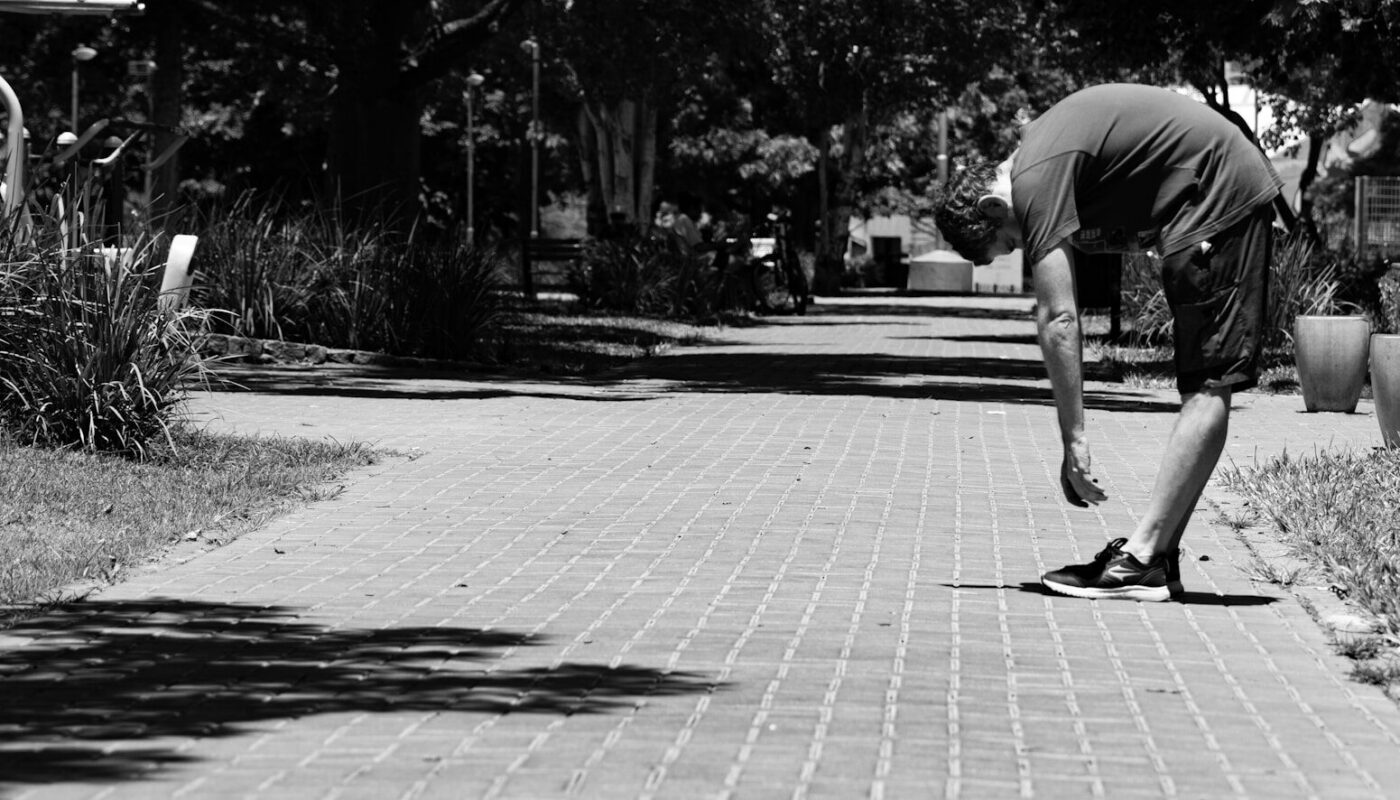 a man is doing a trick on a skateboard
